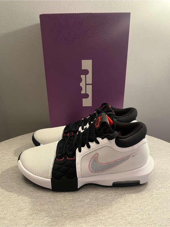 Nike Other - Nike Lebron Witness VIII White Black Red Men's Shoe Size 12 FB2239-103